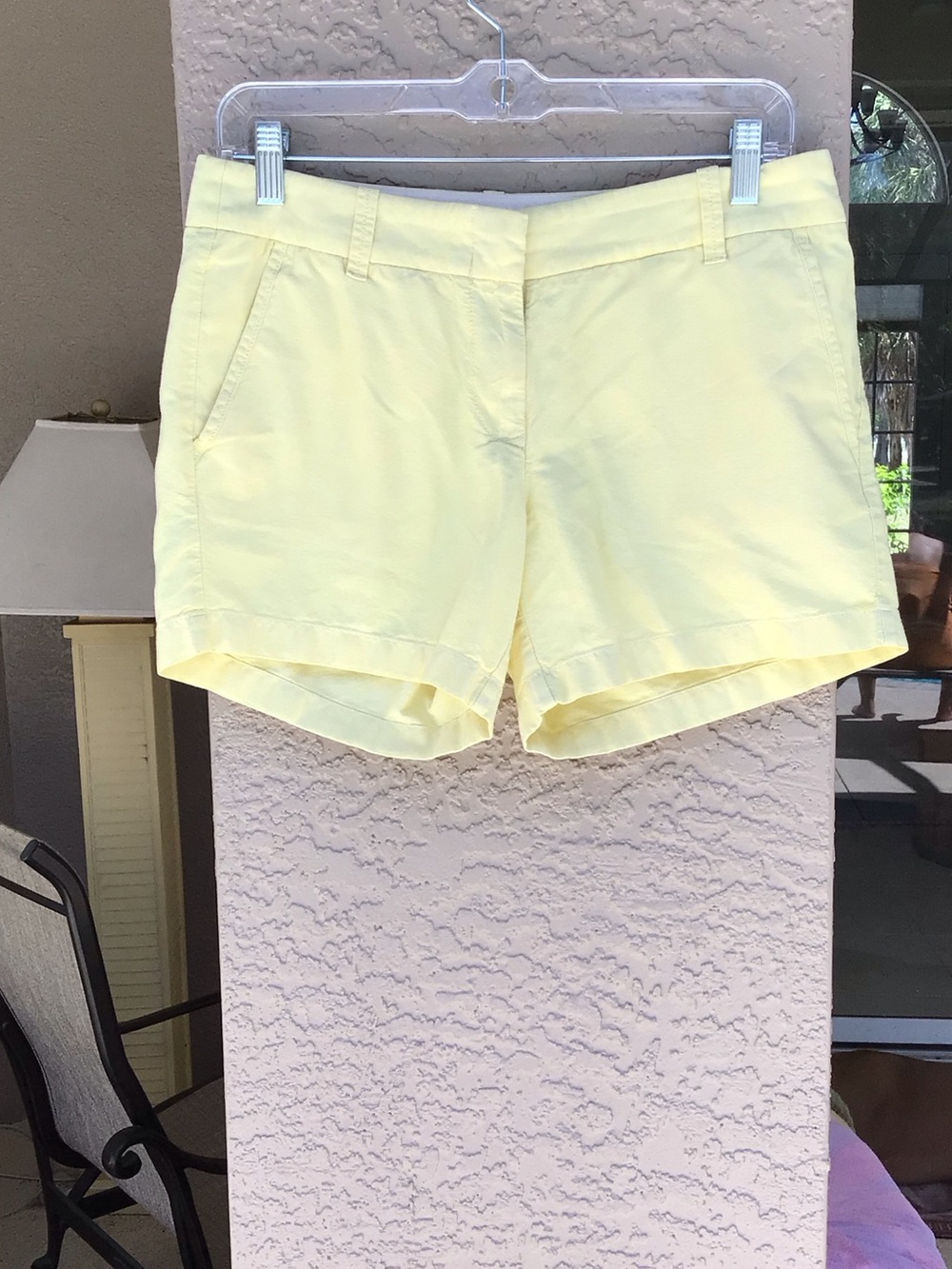 J. Crew yellow shorts size 4